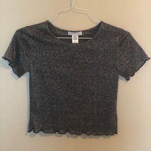 SOLD Sparkly UO Crop Top